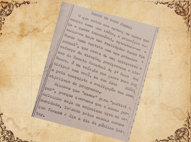 Lucas do Rio Verde teve seu primeiro jornal em maio de 1986