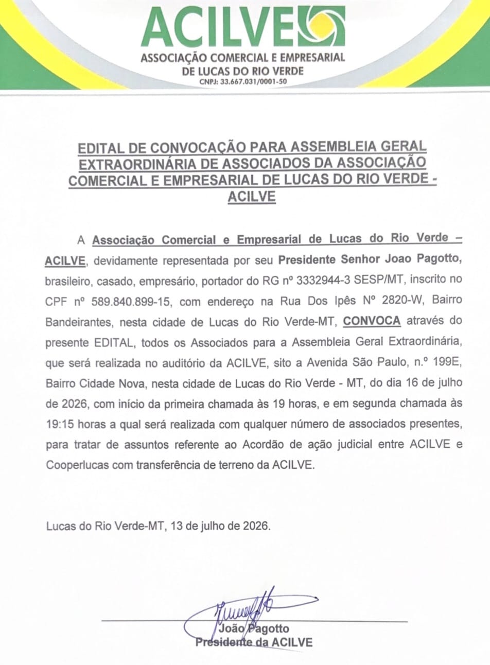 Assembleia Geral Extraordinária