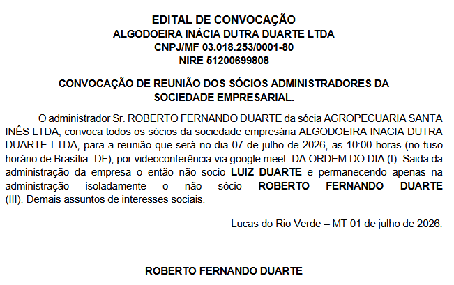 Algodoeira Inácia Dutra Duarte