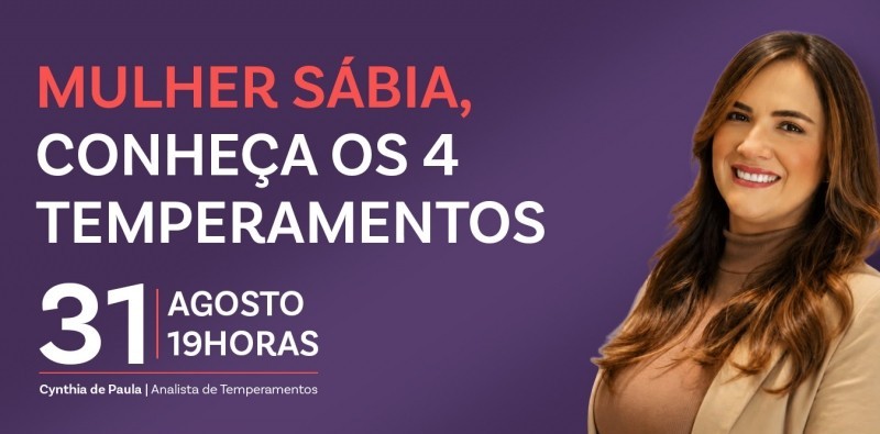 Palestra especial de autoconhecimento será realizada no dia 31 de agosto