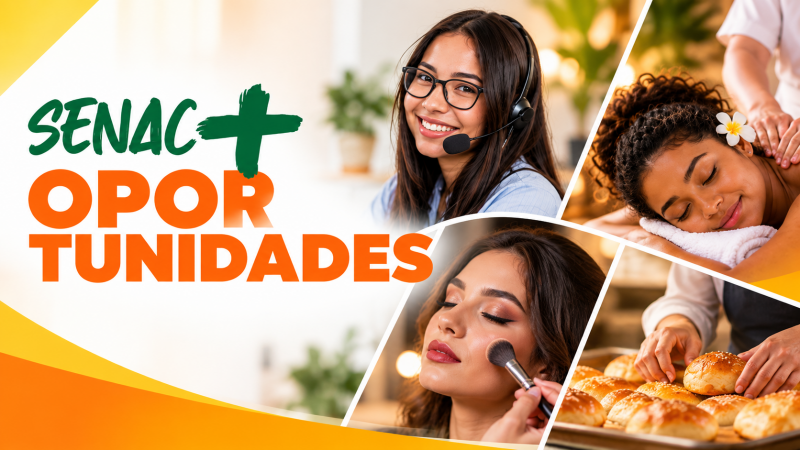 Prefeitura abre inscrições para quatro cursos gratuitos do Senac em Lucas do Rio Verde