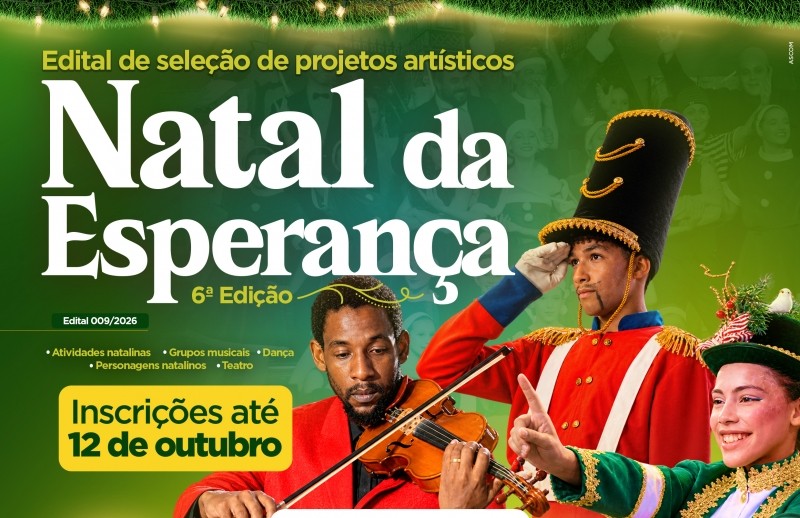 Cultura abre chamamento público para seleção de atrações artísticas